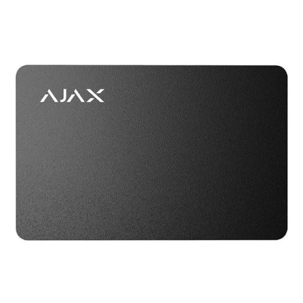 Ajax Pass. Tarjeta DESFire® compatible con KeyPad Plus. Color negro. Pack de 10ud