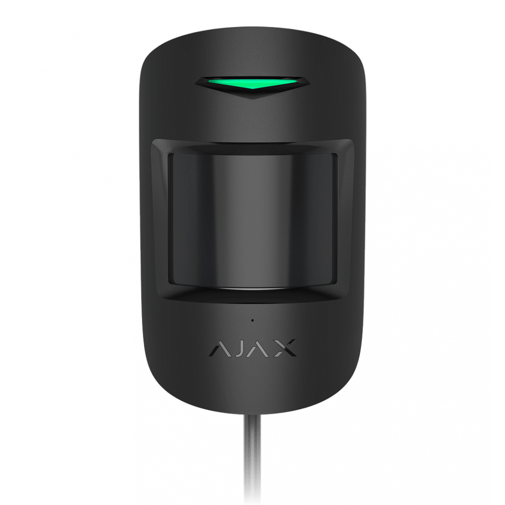 Ajax MotionProtect Fibra. Detector PIR cableado Fibra. Color negro
