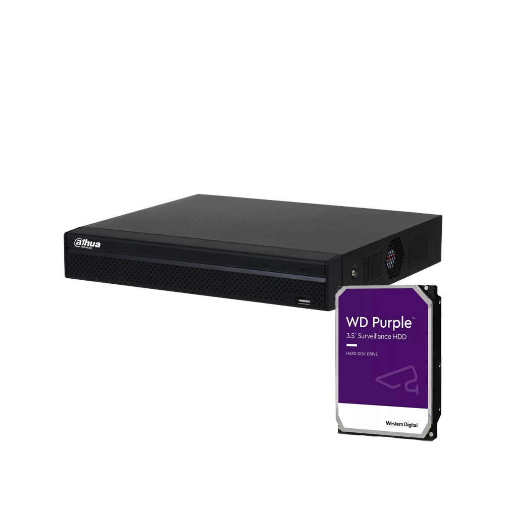 Videoregistratore Di Rete Dahua NVR4104HS-4KS3 – 4 Canali, Risoluzione 1080p, Spina EU