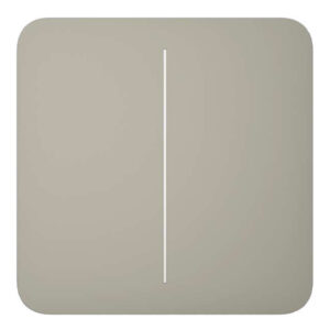 Ajax LightSwitch SoloButton 2-gang. Pulsador Doble. Color Oliva