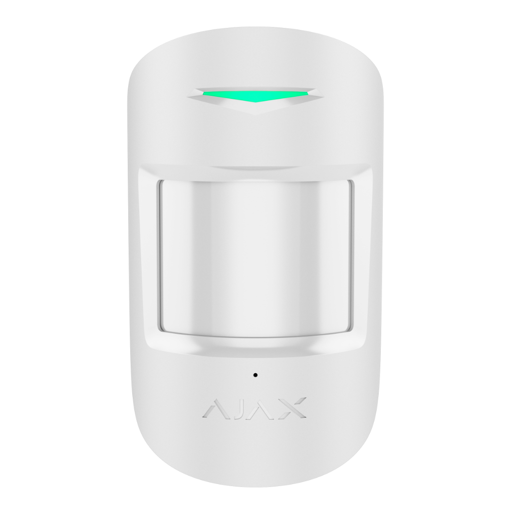Ajax Superior CombiProtect Jeweller. Detector PIR y rotura de cristal inalámbrico. Color blanco