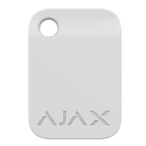Ajax Tag. Llavero DESFire® compatible con KeyPad Plus y KeyPad Combi. Color blanco.