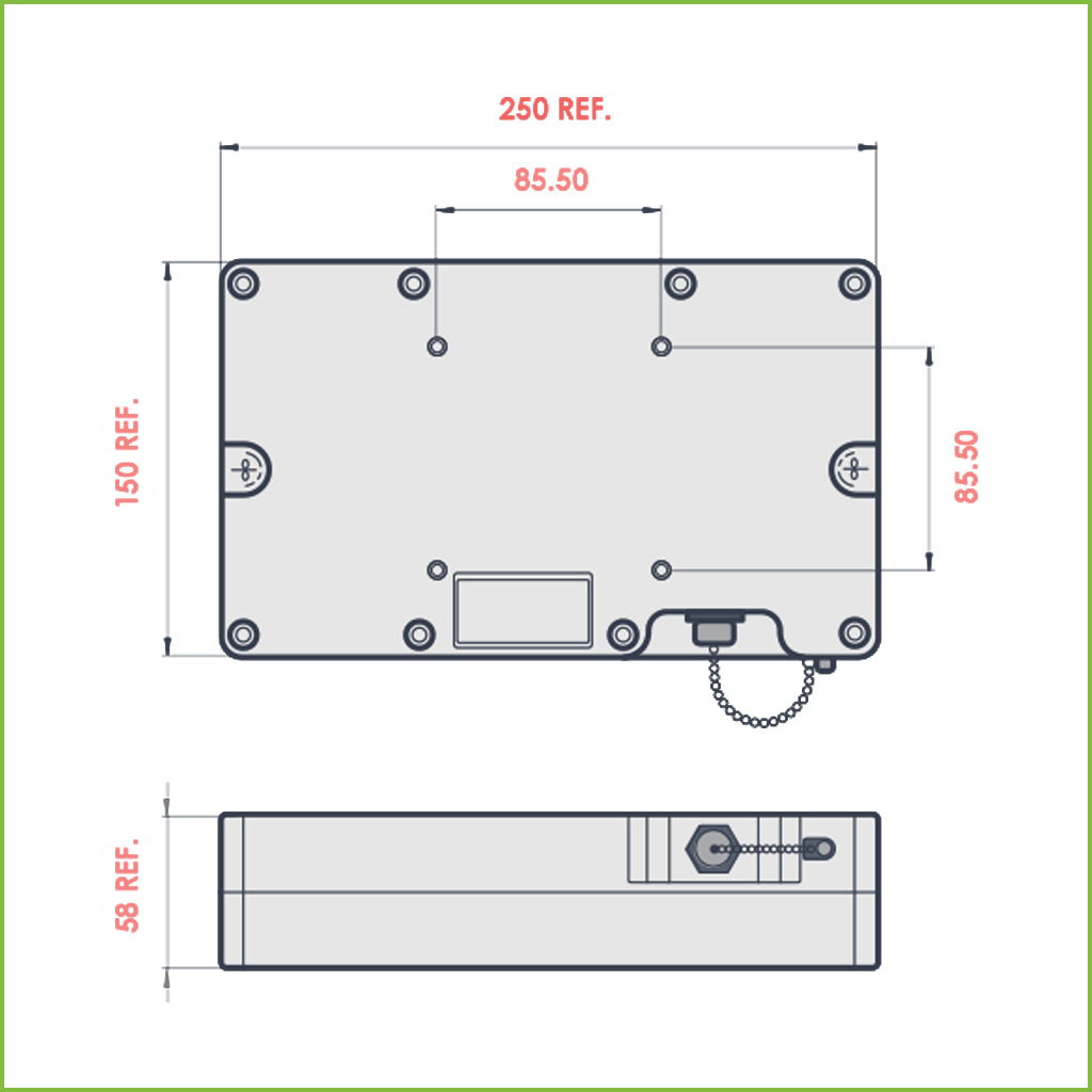 MS700A - MAGOS SR500 Radar direccional H120º V30º 500m 5GHz IP67 - Imagen 2