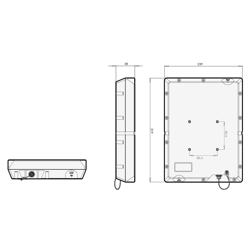 MSA1231A - MAGOS SR1000 Radar direccional H100º V30º 1000m 5GHz IP67 - Imagen 3