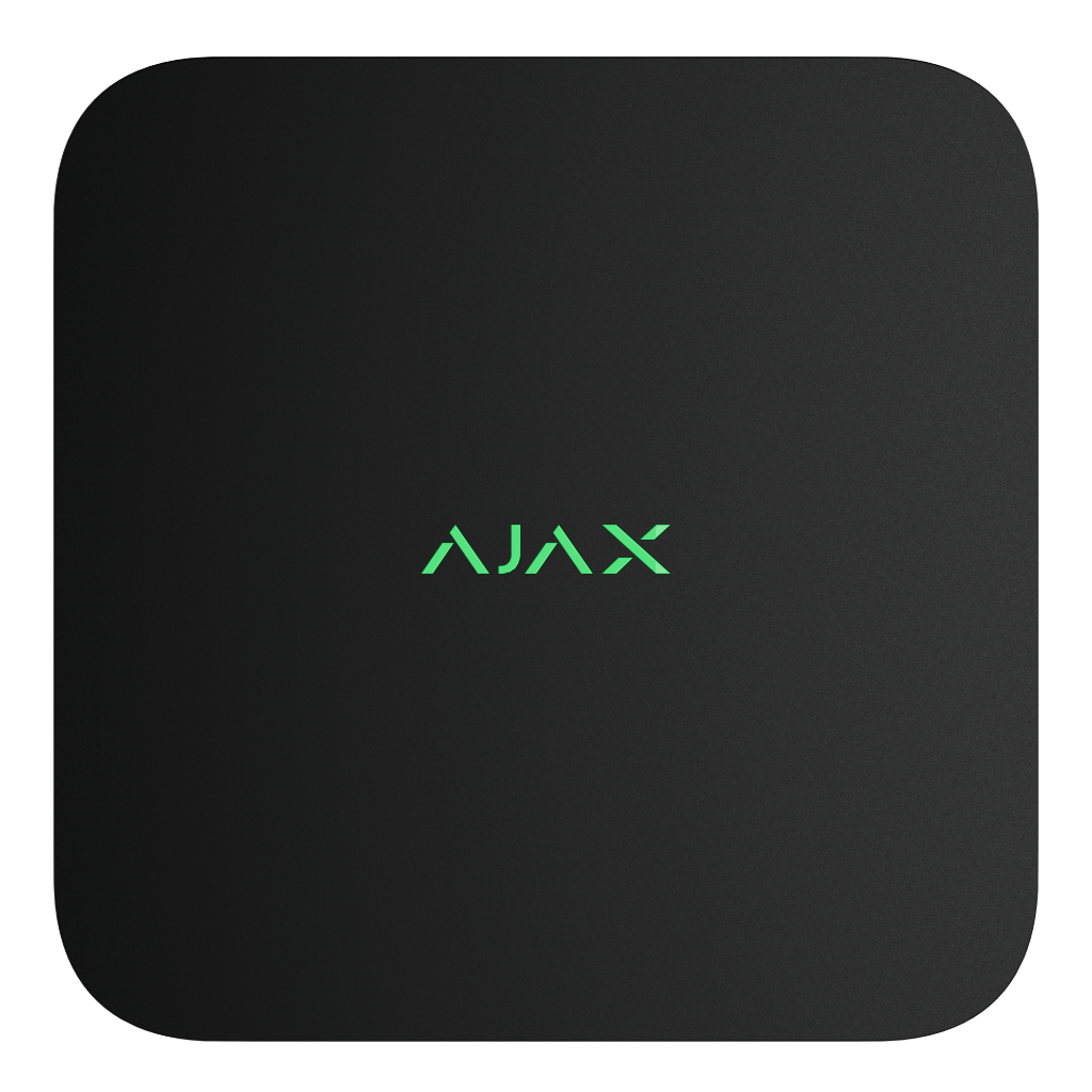 Ajax NVR DC (8ch) 12V. Color Negro - Imagen 2