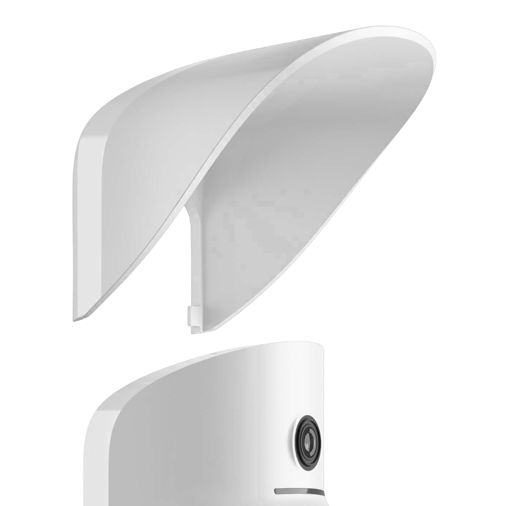 Ajax Hood. Visera para MotionCam Outdoor. Color Blanco